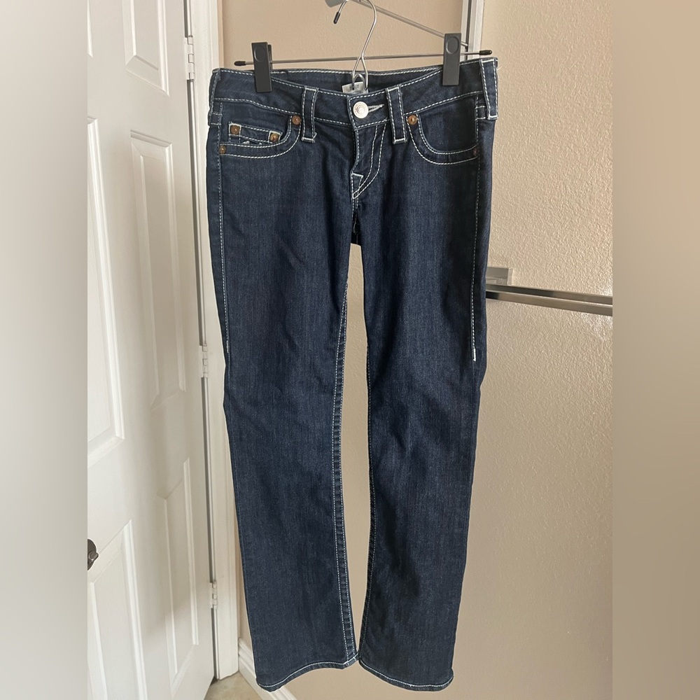 True Religion Dark Demin Contrast Stitch - Sz25